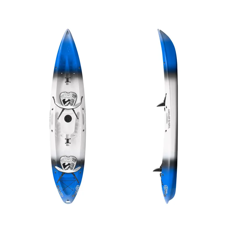 Wave Sport Scooter X Gemini Tandem Sit On Top Kayak in Black Ice